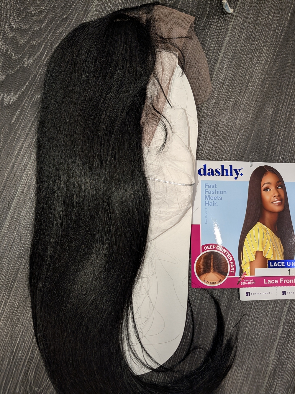 Dashly Black Lace Front Human-Look Wig